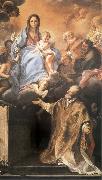 Maratta, Carlo The Madonna and its aparicion to San Felipe Neri oil painting artist